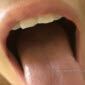 sexy open mouth with tongue sticking out and showing jaw and teeth and pink lips with tara tainton on XXX amateur adult video with free preview