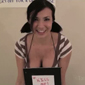 cheeky pigtail girl showing off gorgeous cleavage with tara tainton on XXX amateur adult video with free preview