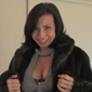 sexy woman laughing in fur coat with tara tainton on XXX amateur adult video with free preview